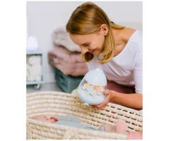 Iluminación^Rabbit & Friends Caja de Música Carrusel con Lámpara Chicklet Azul