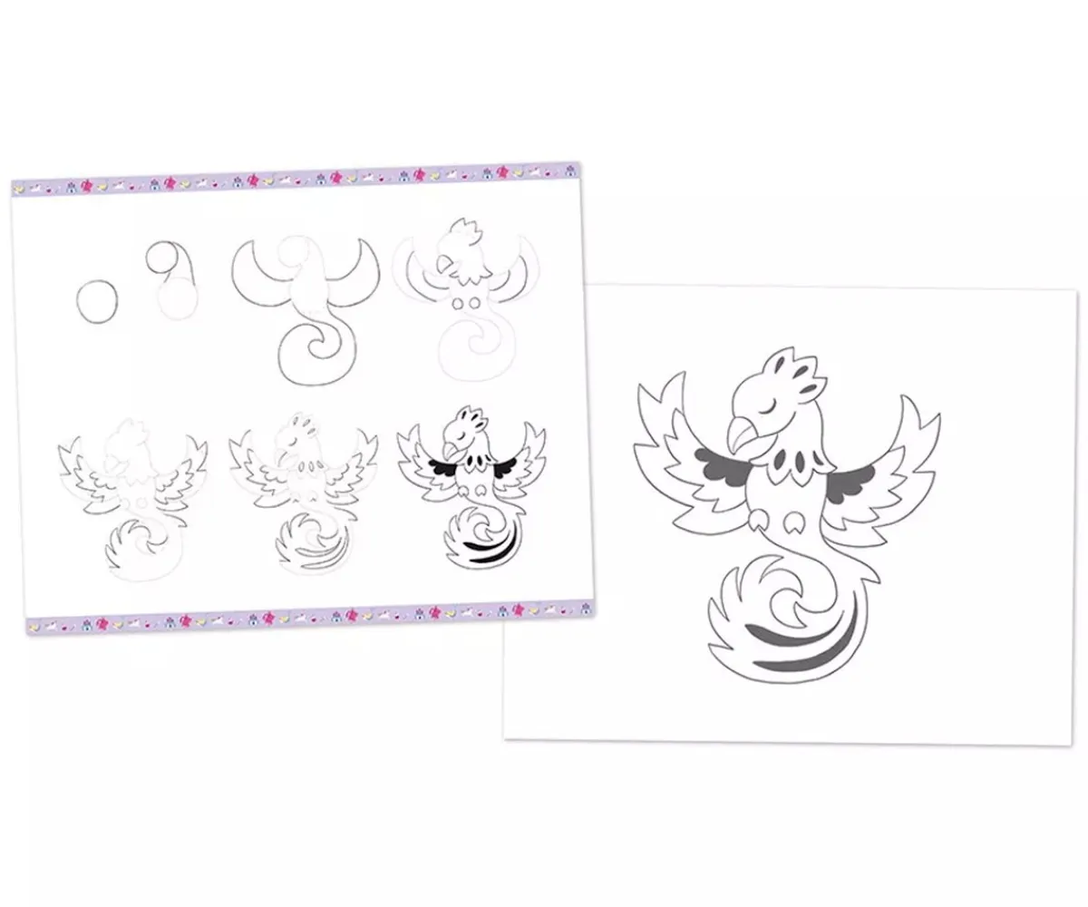 Caja Dibujo Creativo 20 Modelos Fantasía Niños Juguetes Niños 7 Años|Juguetes Niños 8 Años