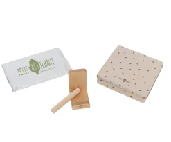 Outlet Caja Huella de Bebé Cuadrada Jolis Coeurs Regalos Para Bebés|Regalos Para Papá