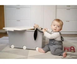 Clearance Caja Multifunción Mediana Old Rose Niños Organizadores De Juguetes|Organizadores