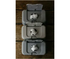 Porta Toallitas^Funkybox Caja Toallitas Beige Luna