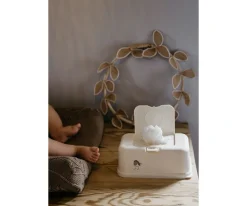 Porta Toallitas^Funkybox Caja Toallitas Crema Pájaro