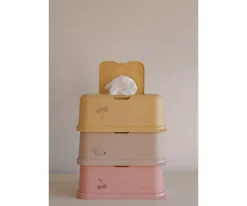Porta Toallitas^Funkybox Caja Toallitas Rosa Cereza