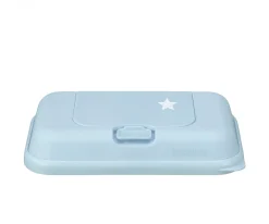 Porta Toallitas^Funkybox Caja Toallitas to Go Azul Pastel Estrellitas
