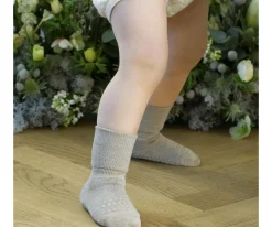 Gateo^GoBabyGo Calcetines Suela Antideslizante Bambú Forest Green