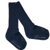 Clearance Calcetines Suela Antideslizante Lana Merino Midtnight Blue Calcetines Suela Bebé|Gateo