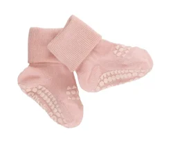 Clearance Calcetines Suela Antideslizante Bambú Rosa Claro Gateo|Calcetines Suela Bebé