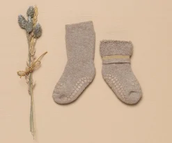 Gateo^GoBabyGo Calcetines Suela Antideslizante Algodón Sand