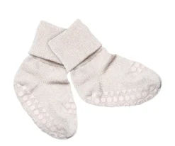 Discount Calcetines Suela Antideslizante Bambú Glitter Ivory Calcetines Suela Bebé|Gateo