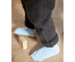 Clearance Calcetines Suela Antideslizante Bambú Azul Sky Calcetines Suela Bebé|Gateo