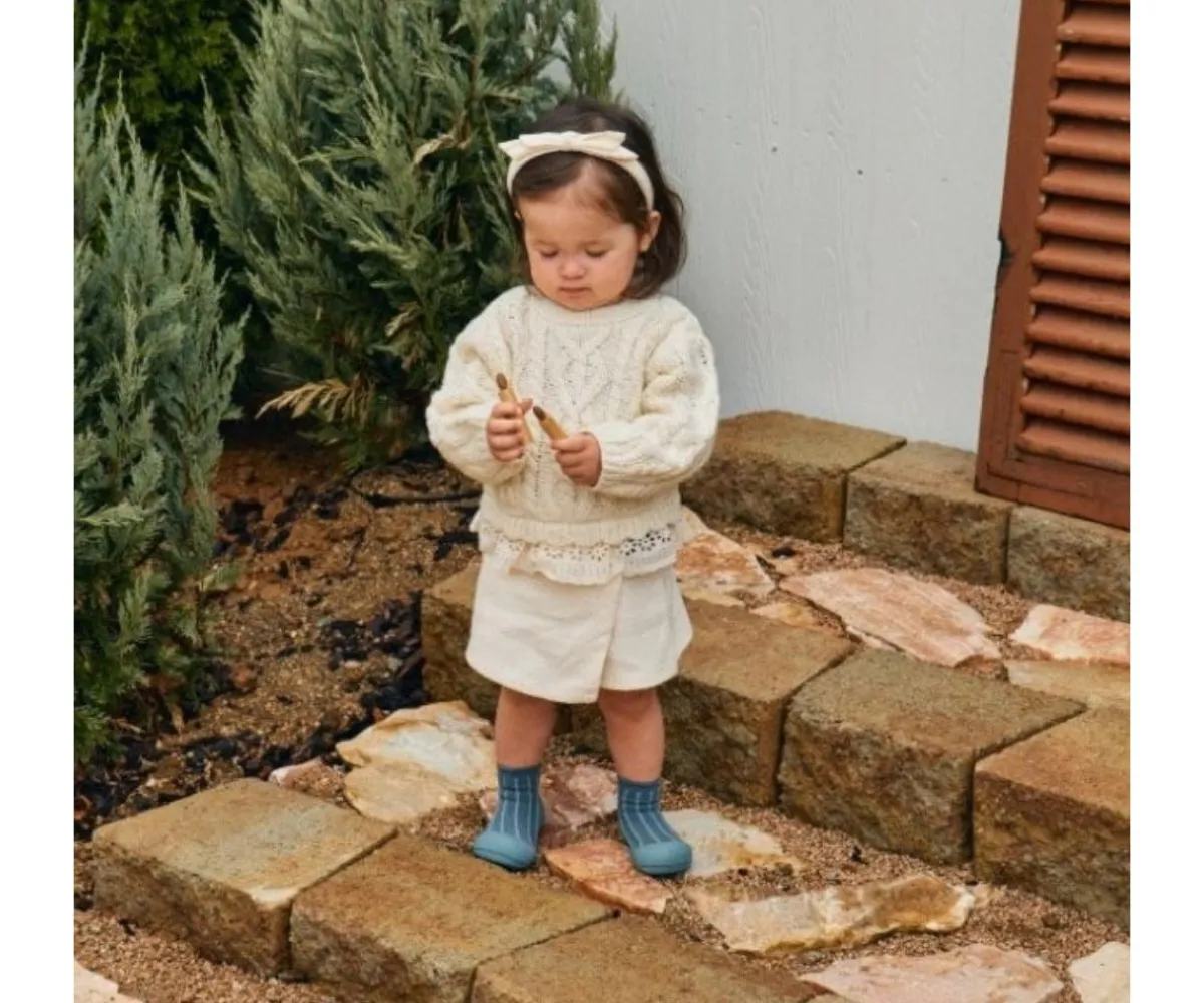 Ropa Infantil^Attipas Calzado Piping Blue