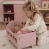 Accesorios Para Muñecas^Little Dutch Cama de Madera con Textil para Muñecas FSC