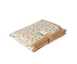 Hot Cambiador Corazones Poppy Canela Niños Accesorios De Viaje|Cambiadores Para Bebés