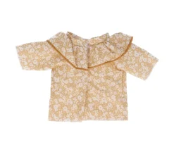 Accesorios Para Muñecas^Tutete Textil Camisa Cutie con Volante Floral Hiladi para Muñeco