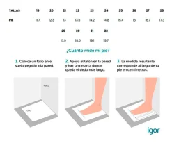 Calzado Infantil^Igor Cangrejeras Infantil Nico Marfil Océano