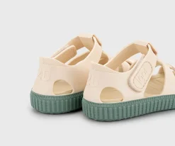 Calzado Infantil^Igor Cangrejeras Infantil Nico Marfil Verde