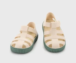 Calzado Infantil^Igor Cangrejeras Infantil Nico Marfil Verde