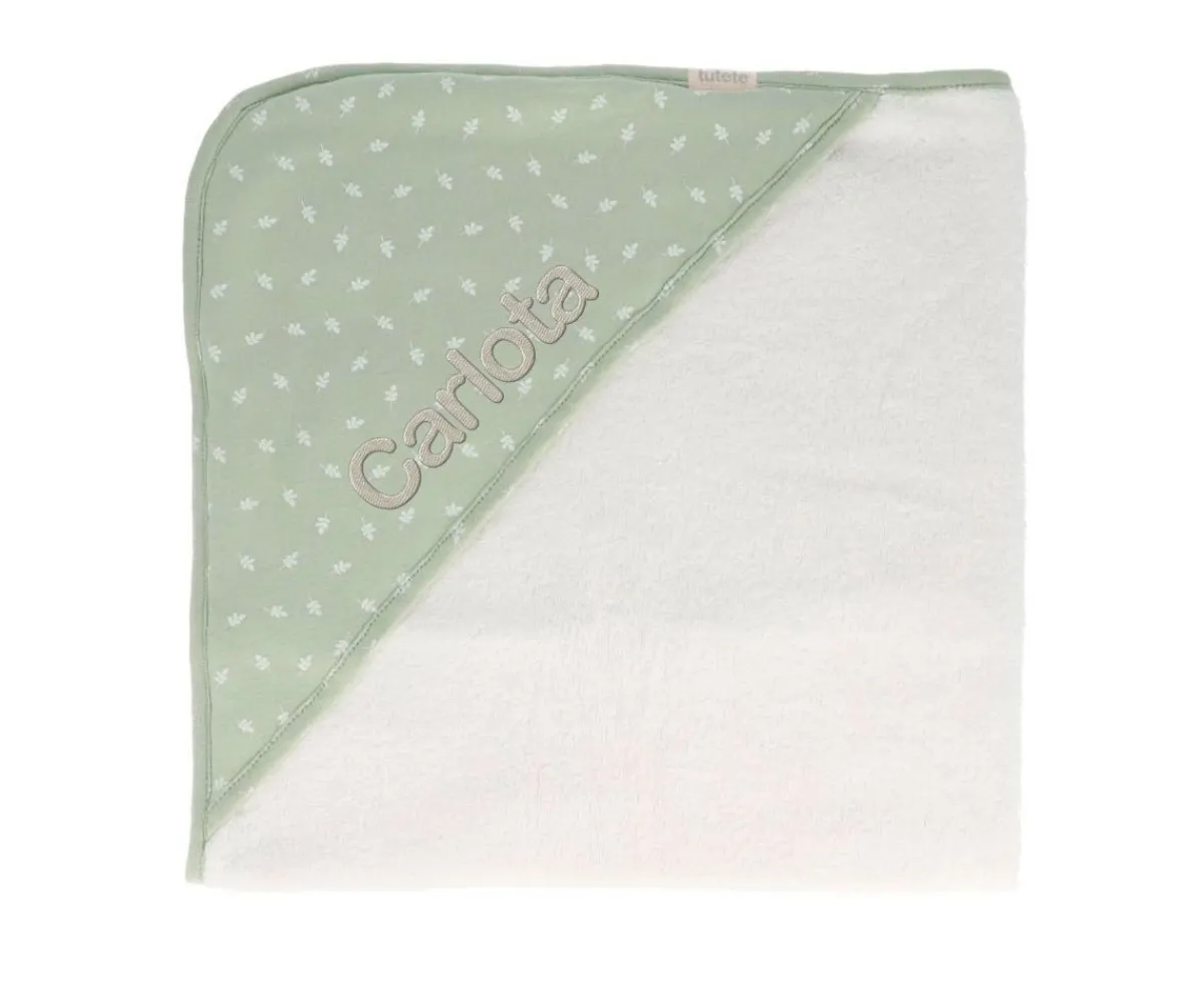 Best Capa Baño Leaves Sage Personalizable Niños Capa De Baño Bebé|Toallas