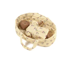 Accesorios Para Muñecas^Minikane Capazo y Almohada para Muñecos Daisy Flowers