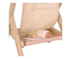 Carritos Muñecas^Miniland Carrito de Madera para Muñecas FSC 100%