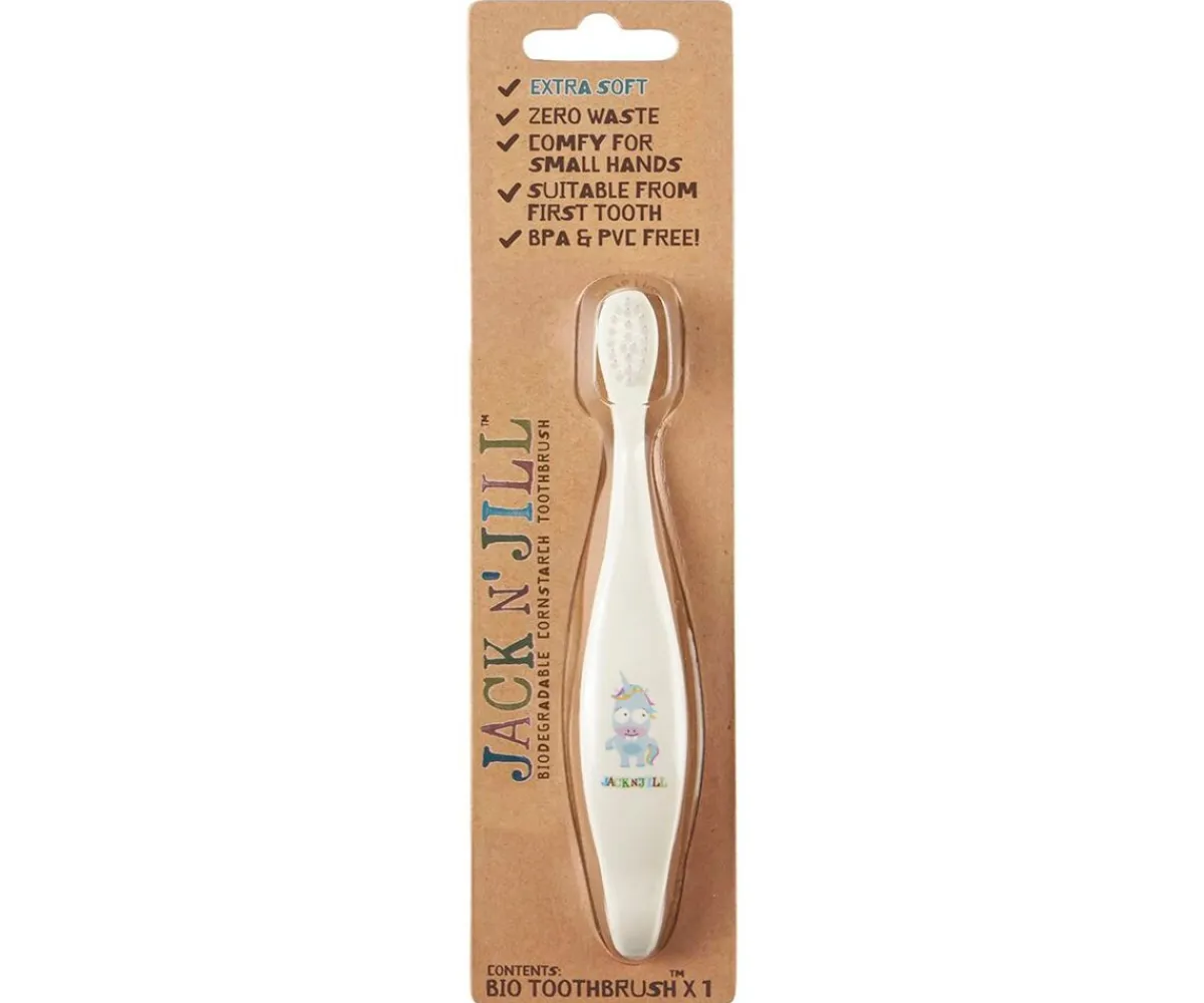Higiene Dental^Jack N'Jill Cepillo de Dientes Ecológico Jack & Jill Unicornio