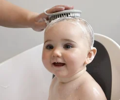 Aseo Bebé Y Niños^Shnuggle Bath Cepillo Gris Costra Láctea