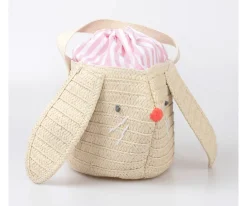 Bolsos^Meri Meri Cesta Bunny Stripy