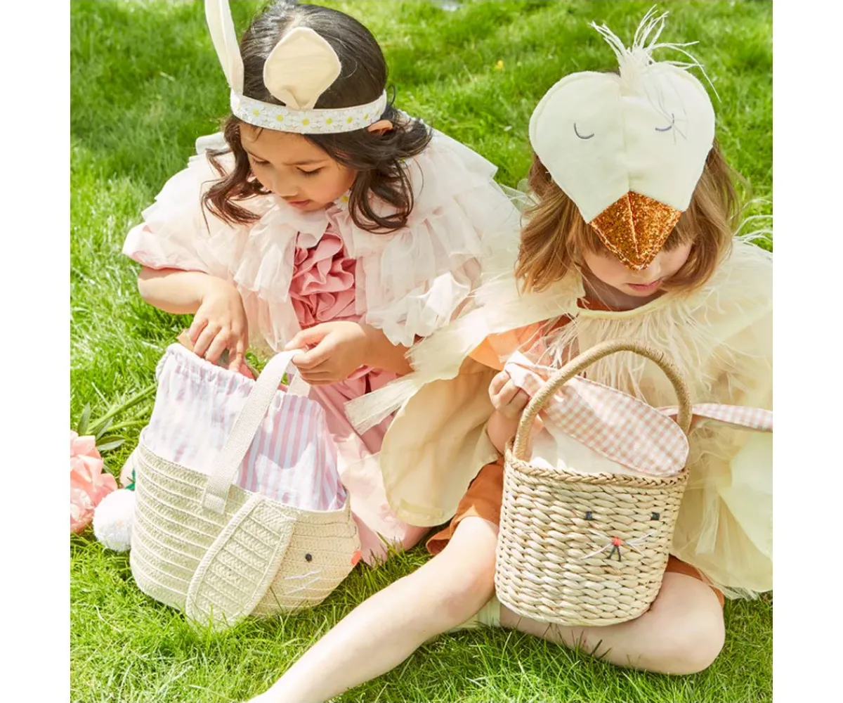 Bolsos^Meri Meri Cesta Bunny Stripy