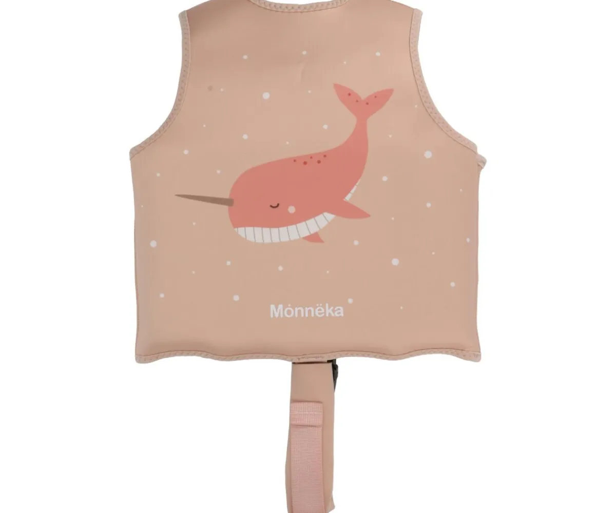 Chaleco Flotador Para Niños Y Bebes^Monnëka Chaleco Flotador Aprendizaje Narval Peach