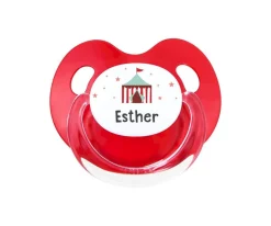 Online Chupete Personalizado Retro Rojo Circo Colecciones Vuelta Al Cole|Chupetes Con Dibujos