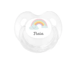 Chupetes Con Dibujos^Tutete Retro Chupete Personalizado Retro Arcoíris