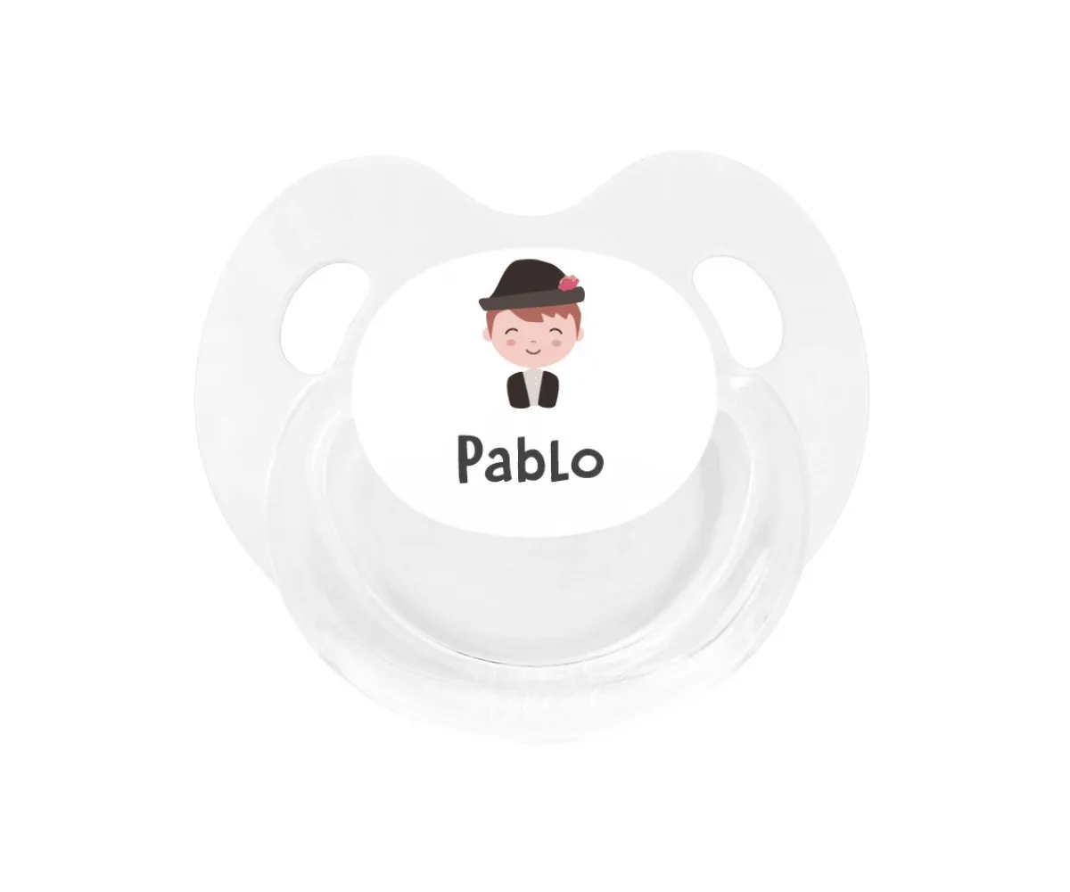 Discount Chupete Personalizado Retro Blanco Huertano Chupetes Con Dibujos|Chupetes Fiestas