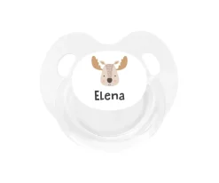 Best Chupete Personalizado Retro Blanco Reno Chupetes De Navidad|Chupetes Navidad