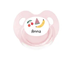 Online Chupete Personalizado Retro Rosa Fruits Chupetes Con Dibujos|Colecciones Vuelta Al Cole