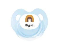 Chupetes Con Dibujos^Tutete Retro Chupete Personalizado Retro Arcoíris Mostaza