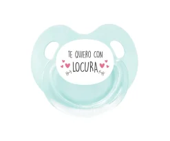 Outlet Chupete Retro Aqua Te Quiero con Locura Chupetes Amor|Regalos Para Papá