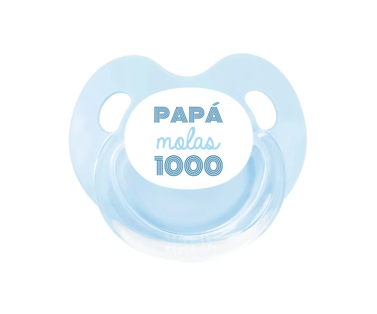 Best Chupete Retro Azul Papá Molas 1000 Regalos Para Papá|Chupetes Día Del Padre