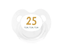 Chupetes Navidad^Tutete Retro Chupete Retro Blanco 25 fum, fum, fum