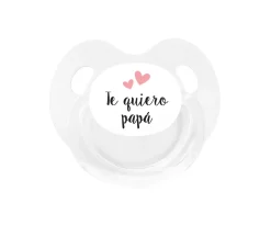 Discount Chupete Retro Blanco Te quiero papá Regalos Para Papá|Chupetes Día Del Padre