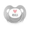 Best Chupete Retro Gris Corazón Abuela Chupetes Día De La Madre|Regalos Para Madres