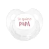 Chupete Retro Te quiero Papá Rosa Chupetes Día Del Padre|Regalos Para Papá