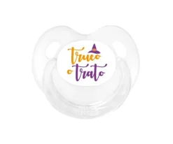 Chupetes Halloween^Tutete Retro Chupete Retro Transparente Truco o Trato