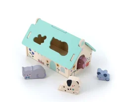 Discount Clasificador de Formas Animal House Niños Juguetes Niños 5 Años|Juguetes Para Niños De 18 Meses