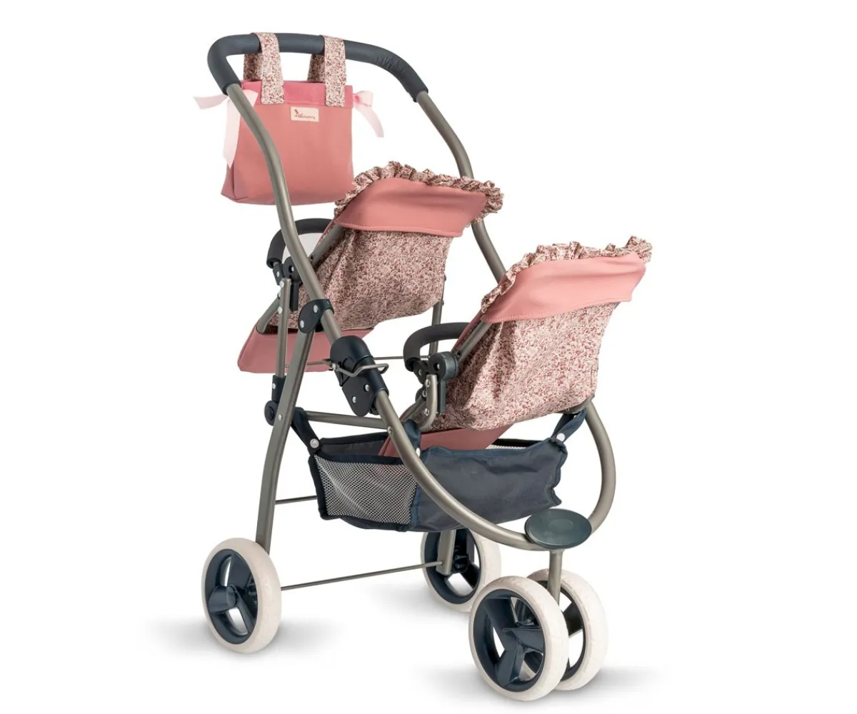 Carritos Muñecas^Así Coche Gemelar Martina