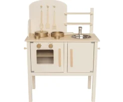 Cocinitas De Juguete^JaBaDaBaDo AB Cocina Creme con Olla y Sartén