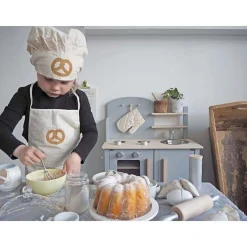 Cocinitas De Juguete^JaBaDaBaDo AB Cocina Gris con Olla y Sartén