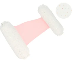 Seguridad Bebé^Cristina de Jos'h Cojín Antivuelco Rainbow Dots Rosa