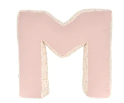 Cojines Infantiles^Cristina de Jos'h Cojín con la Inicial Algodón Wild Flower