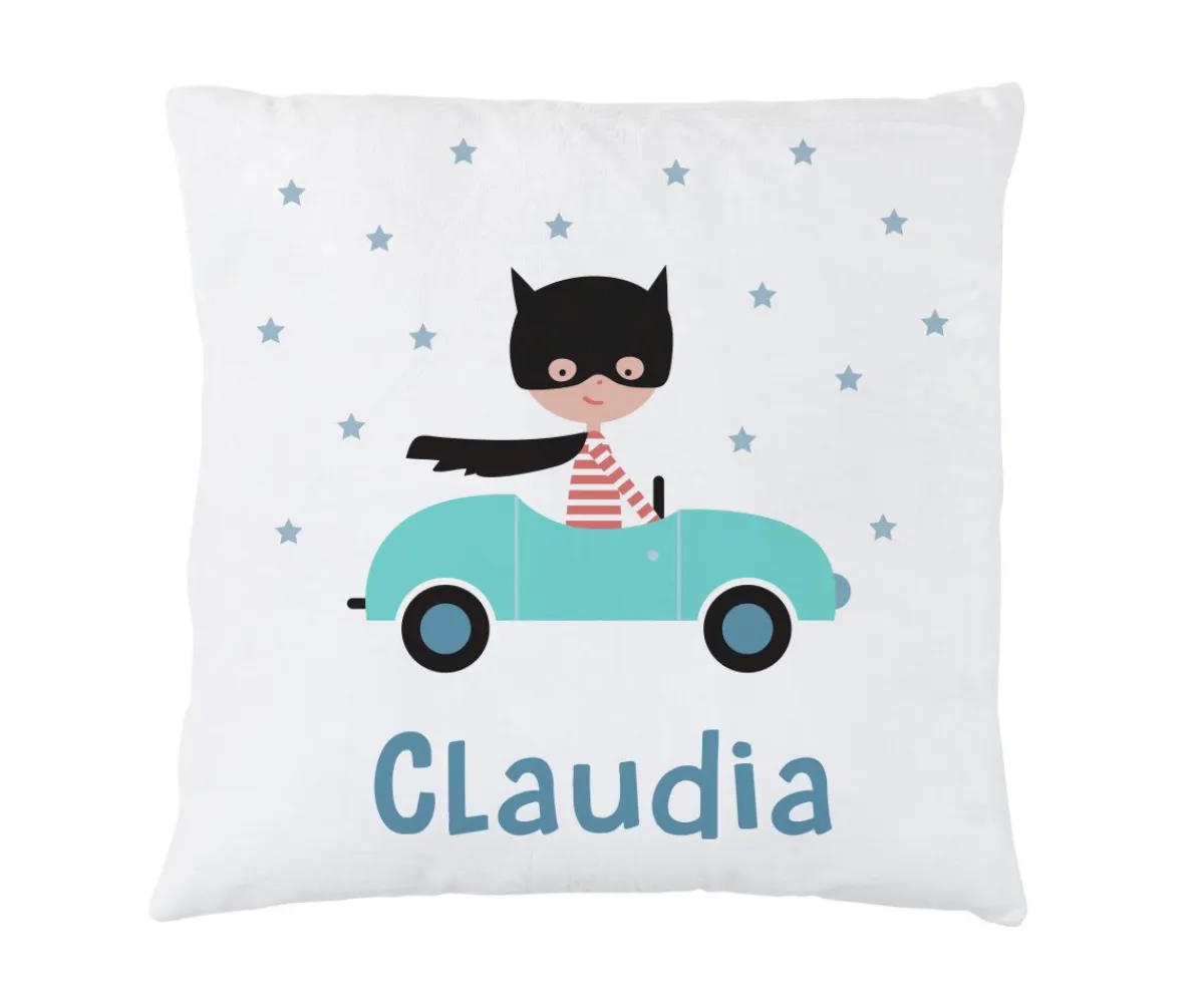 Cojín Personalizado Héroe Broom Colecciones Vuelta Al Cole|Cojines Infantiles