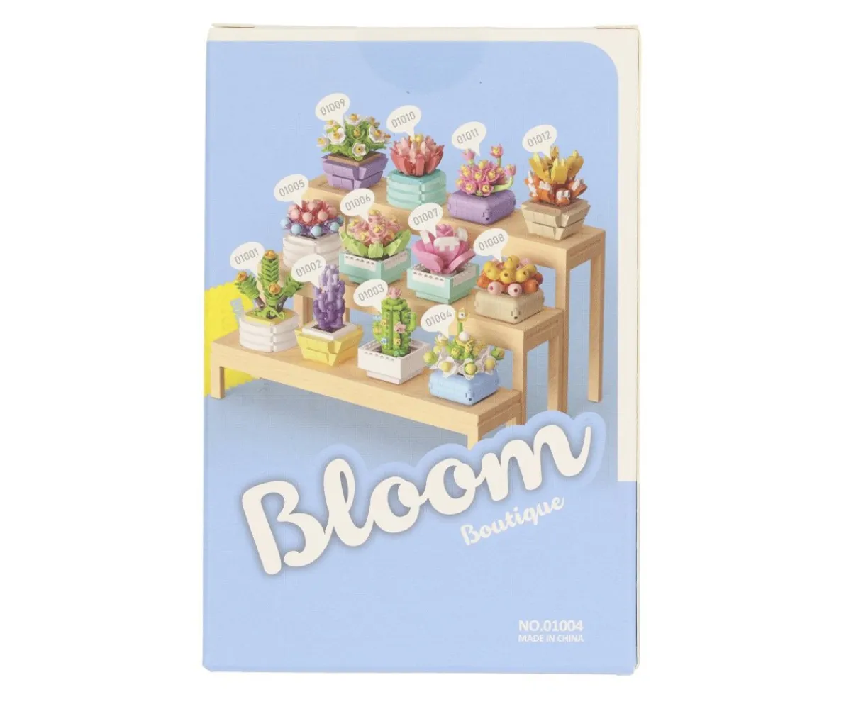 Best Construcción Mini Planta Suculenta Azul 138 Piezas Niños Manualidades Para Niños|Juguetes Niños + 10 Años